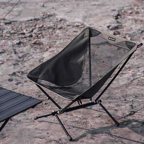 산의 즐거움 야외 폴딩 의자 이슬 캠프 의자 가지고 다닐 수 있는 초경량 달빛 의자 레저 낚시 발판 등받이 비치 의자