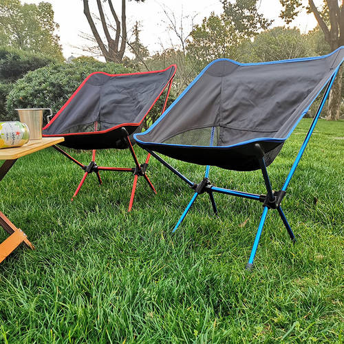 야외 폴딩 의자 휴대용 레저 야외 비치 캠핑 스케치 낚시 등받이 의자 조랑말 의자를 설정 달빛 의자