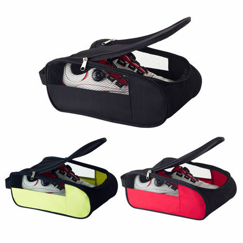 골프 신발 신발 상자 심플한 방수 방진 파우치 야외 스포츠 신발 보관 파우치 핸드백 통풍 회로망 신발 가방