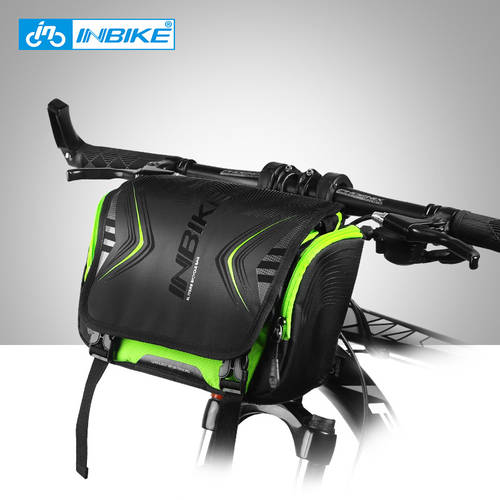 INBIKE 자전거 헤드 백 프론트 빔 가방 대용량 휴대용 산악자전거 사이클 여행 장비 전면 교수형 가방