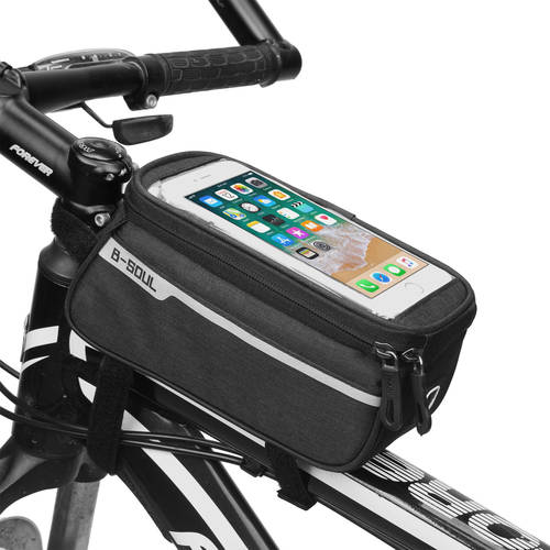 자전거 패키지 전 빔 팩 마운틴 자전거 안장 가방 탑 튜브 패키지 휴대폰 파우치 방수 터치스크린 가방 자전거 사이클링 장비
