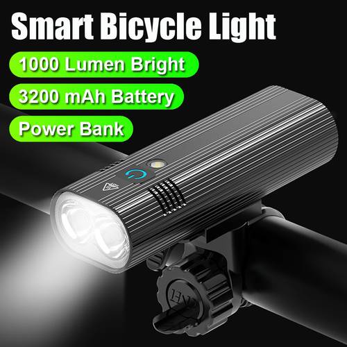 Smart Bicycle Light USB lamp LED Bike Lights Front Headlight