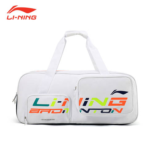 LI-NING 깃털 공 가방 어깨 팻 패키지 6 개 ABJR024 다기능 대용량 직사각형 패키지 백 백 가방