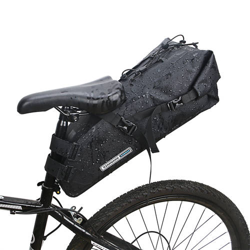 RZAHUAHU 자전거 바오 취안 방수 테일 백 대용량 뒷좌석 가방 고속도로 산악 자전거 라이딩용 액세서리 장비