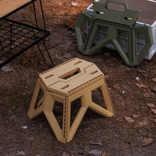 핫템 아웃도어 캠핑 접이식 의자 밀리터리 접이식폴더 작은 의자 서브 낚시 발판 얼음물 통 Mazza 미니의자 스툴의자 의자