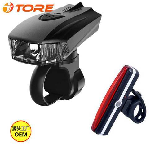 Bike Light USB Rechargeable Mountain Front 4 Modes Bicycle L