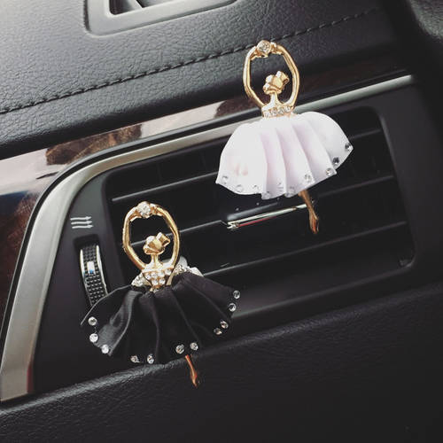 발레 여자아이 차량용 방향제 귀여운 차량용 에어컨 송풍구 차량용 방향제 클립 카 내부 한국 장식품 여성용