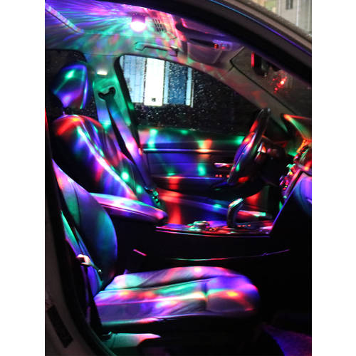 자동차 led 무드등 DJ 화려한 조명 차량용 뮤직 스펙트럼 이퀄라이저 조명 차량용 LED 브리딩모드 ASMR 스트로브 라이트 인테리어 조명