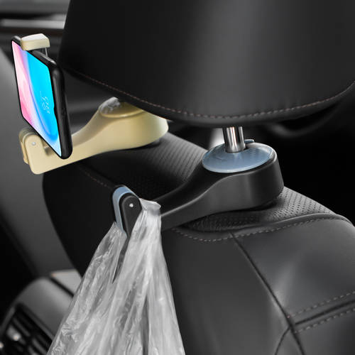 자동차 로드 후크 히든 의자 백 훅 차량용 다기능 행거 후크 걸이 뒷좌석 핸드폰거치대 차량용품