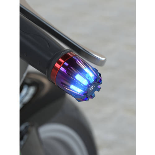 전동 오토바이 LED 개조 튜닝 핸들 호환 스즈키 스쿠터 손잡이 액세서리 FUXI LED