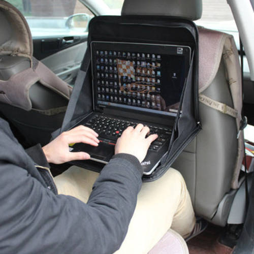 접이식 차량용 노트북 PC 컴퓨터 거치대 차량용 테이블 식탁 미니 테이블 책상 차량용 데스크탑 PC