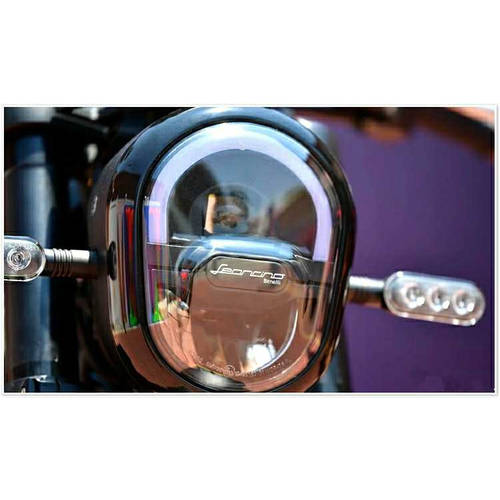 LINGBIN 오토바이 LEONCINO 오리지널 BJ250 전조등 헤드라이트 헤드라이트 전조등 어셈블리 좌회전 우회전 LED조명 LED