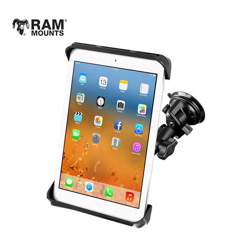 미국 RAM 차량용 태블릿 거치대 iPad 9-11 인치 다기능 범용 조수석 흡착판 알루미늄합금