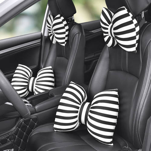 차량용 목쿠션 쿠션 사계절 귀여운 독창적인 아이디어 상품 천소재 패브릭 목베개 차량용 머리받침 차량용 차 허리 넥 가드로 베개