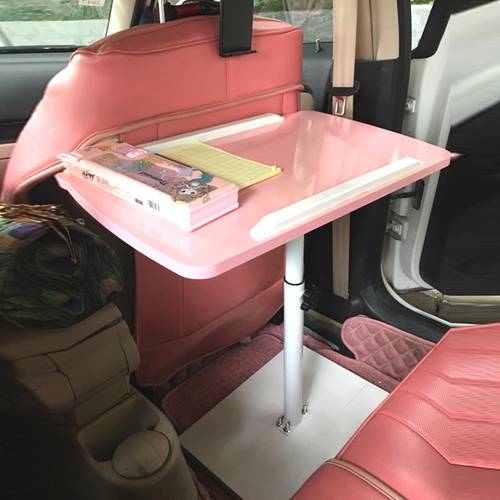 자동차에서 사용 가능 작게 접는 테이블 보드 뒤에 좌석 차 하중 태블릿 노트북 거치대 컴퓨터 책상 테이블 차량용 테이블 식탁 책상