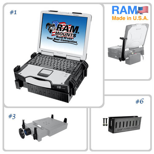 RAM mount 증기 차량용 거치대 노트북 거치대 노트북 받침대 미국 오리지널