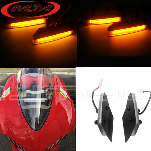 범용 DUCATI 두카티 오토바이 개조 튜닝 액세서리 959 1299 Panigale LED 방향 지시등 깜빡이 신호등