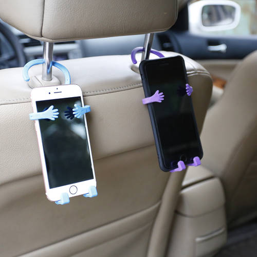 Yuzhiju 차량용 휴대폰 개 에서 으로 커브 피규어 VARIETY 전화 끊기 거치대 편리한 휴대용 휴대폰 충전 홀더 베이스