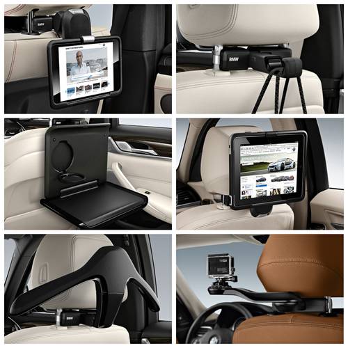 BMW 오리지널 범용 뒷차 로드 후크 천 선반 접기 테이블 미니 테이블 iPad 태블릿 액션카메라 거치대