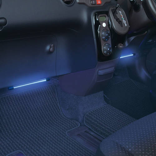 일본 칭허 SEIWA 자동차 튜닝 LED 무드등 차량용 컬러 분위기 실내 발바닥 내부 튜닝 필요없는