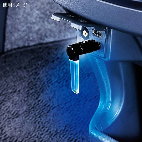 【 정품  】 일본 CR 자동차 내부 인테리어 크리스탈 USB 소켓 램프 설치 꾸미다 무드등 LED XIAOLAN LED조명