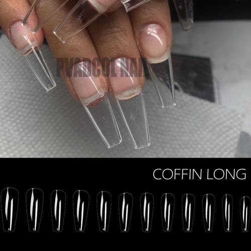 Gel X Nails Extension System Full Cover Sculpted Clear Stile