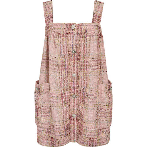 DAZZLE DAZZLE  여름옷 신제품 신상 통풍 얀다이드 트위드 원피스 치마 여성용 2C2O2113G