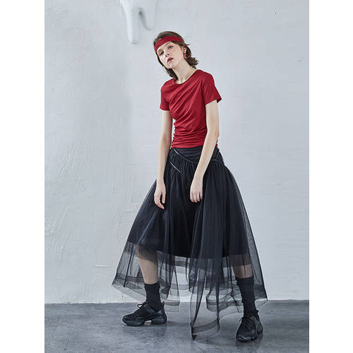 일요일 오리지널 디자인 여성복  여름 지신 제품 상품 패션 트랜드 XIAOZHONG 개성화 일본풍 옷 짧은 쇼트 반팔 t 셔츠 여성용