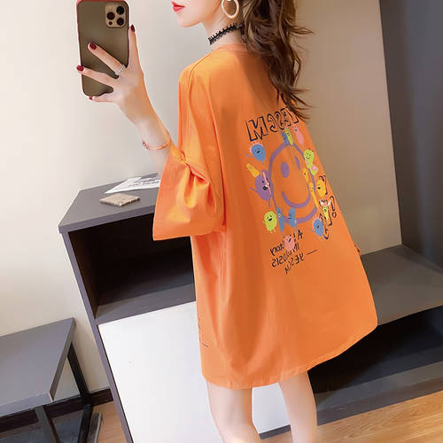 누락 된 셔츠 반팔 티셔츠 T셔츠 여성용  여름 지신 지방 MM 얇은 상품 유니크 스타일리쉬한 디자인 XIAOZHONG 개성화 반소매 상의 패션 트렌드
