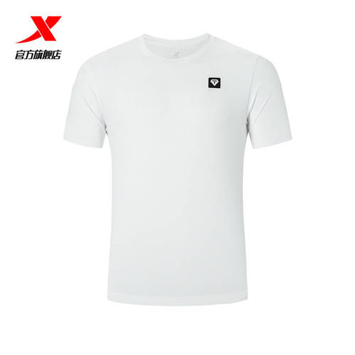 XTEP 반팔 티셔츠 T셔츠 남성  써머 여름용 신제품 신상 통풍 빠른건조 써머 여름용 남자 런닝 반팔 절반 소매 남자 티셔츠 T셔츠