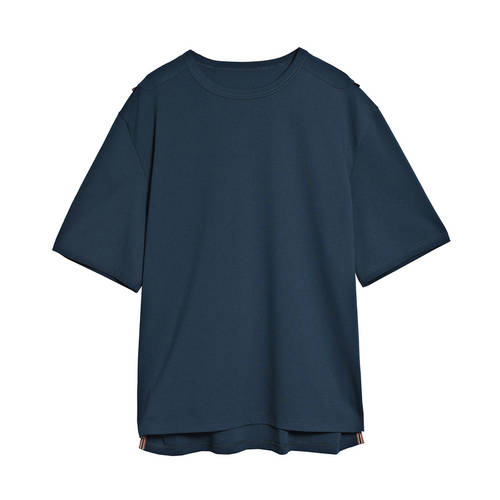 【 백화점 동일상품 】 CROQUIS 남성의류  써머 여름용 신제품 반팔 티셔츠 T셔츠 커플 라운드 넥 루즈핏 9K3611200
