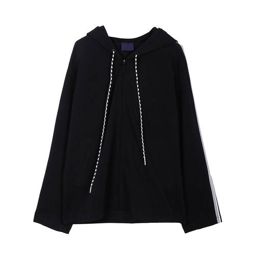 【 콜라보 에디션 】 속기사 x REVERB 봄 가을  신제품 패션 트렌드 개성있는 디자인 후드 드로즈스트링 재킷