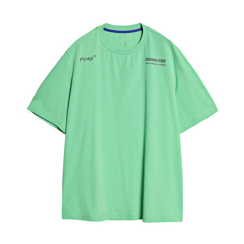 【 백화점 동일상품 】 CROQUIS 남성의류  써머 여름용 신제품 반팔 티셔츠 T셔츠 커플 캐주얼 와이드 느슨하게 9K3611180