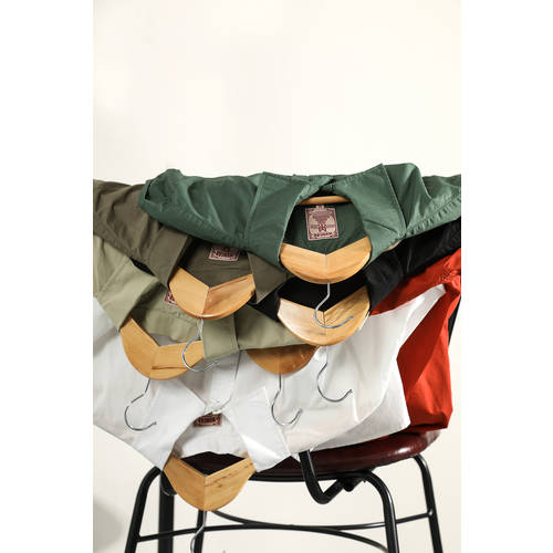 MBBCAR 제한된 아미 카키 가을 겨울 셔츠 남성용 미식 루즈핏 드롭 숄더 레트로 스트리트 레이어드 아우터 퓨어 컬러 셔츠